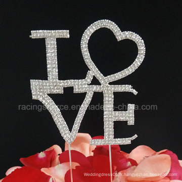 Coussin de mariage en strass Love Wedding Cake